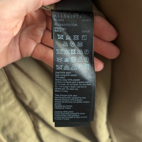 All Saints Ansley Mac Coat - Picture 5 of 14